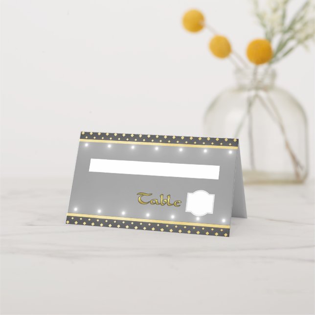 Tarjeta De Asiento Luces (Anverso)