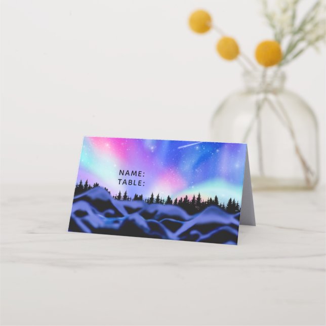 Tarjeta De Asiento Luces de ensueño (Anverso)