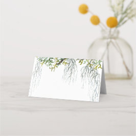 Tarjeta De Asiento Lugar de nombre de país bajo