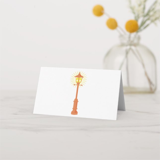 Tarjeta De Asiento Luz de calle (Anverso)