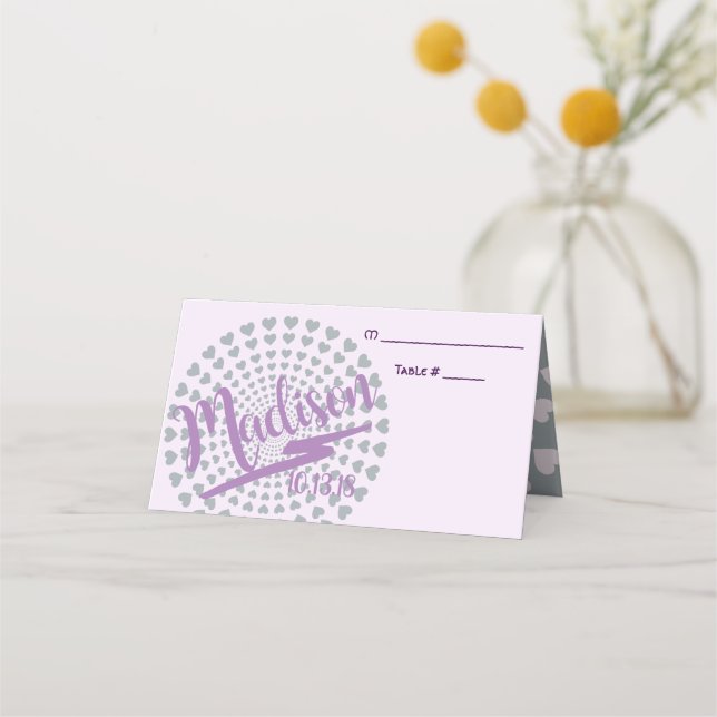 Tarjeta De Asiento MADISON Bat Mitzvah (Anverso)