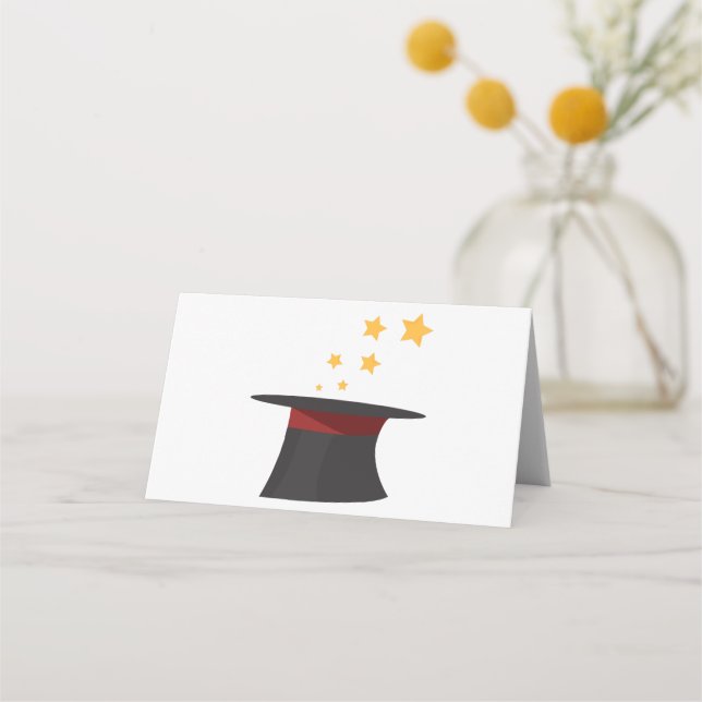 Tarjeta De Asiento Magic Top Hat (Anverso)
