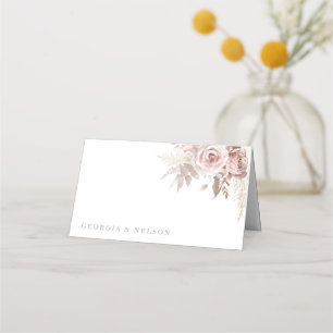 Tarjeta De Asiento Magnífico Boda floral de Rubor