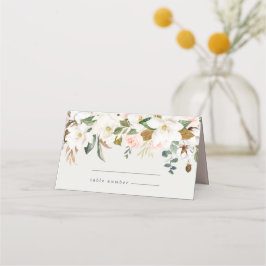 Tarjeta De Asiento Magnolia Cotton Boda Place Cards