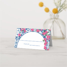 Tarjeta De Asiento Mamma Mia bougainvillea rosa Arcos de la plaza