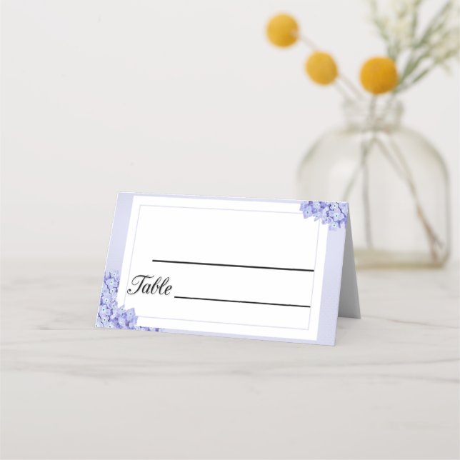 Tarjeta De Asiento Marco floral (Anverso)