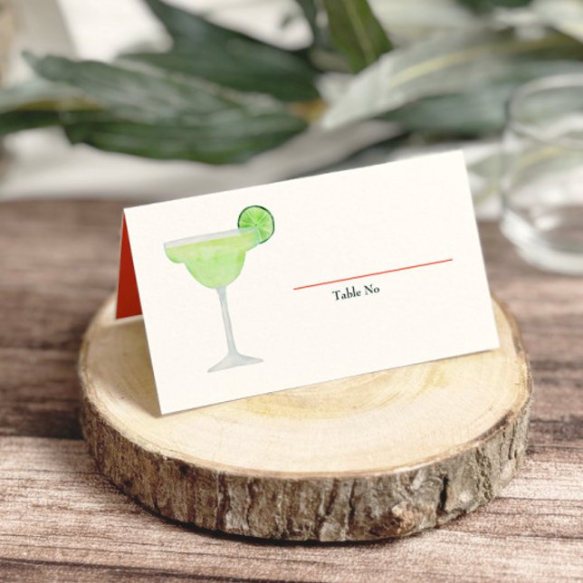 Tarjeta De Asiento Margarita Glass, Tequila y Taco Fiesta (Subido por el creador)