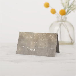 Tarjeta De Asiento Mason Jar Enfoca Rústico