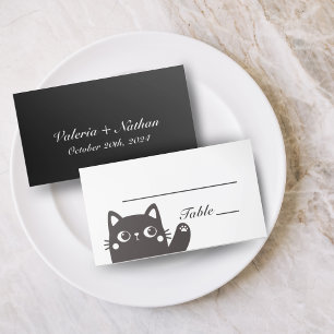 Tarjeta De Asiento Mis seres humanos dicen que hacemos gato