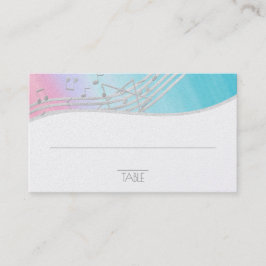 Tarjeta de asiento Mitzvah Music Bar