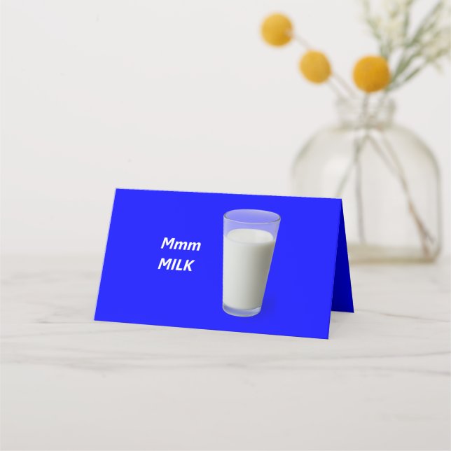 Tarjeta De Asiento Mmm MILK (Anverso)