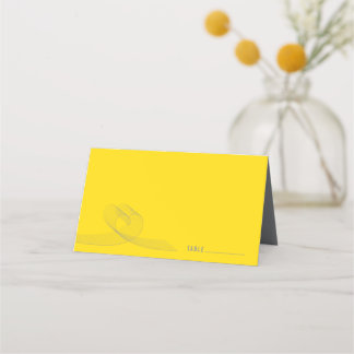 Tarjeta De Asiento Mod Loopy Heart Abstract Love Lines Wedding Party