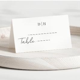 Tarjeta De Asiento MODA Elegancia Minimalista