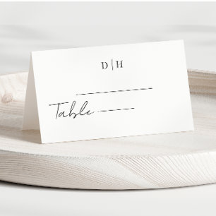 Tarjeta De Asiento MODA Elegancia Minimalista
