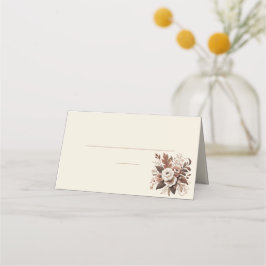 Tarjeta De Asiento Moderno Elegante Country Western- Floral