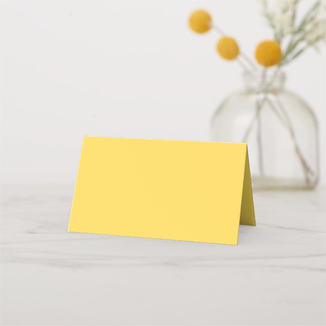 Tarjeta De Asiento mostaza de color (Anverso)