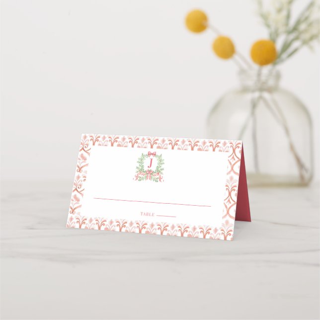 Tarjeta De Asiento Navidad Grandmillennial  (Anverso)