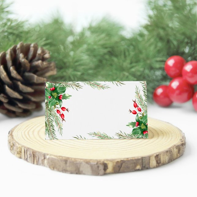 Tarjeta De Asiento Navidades Red Berries (Subido por el creador)