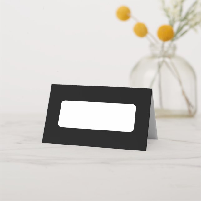 Tarjeta De Asiento Negro (Anverso)