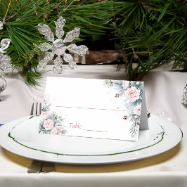 Tarjeta De Asiento Nieve enamorada fiesta de despedida de soltera de 