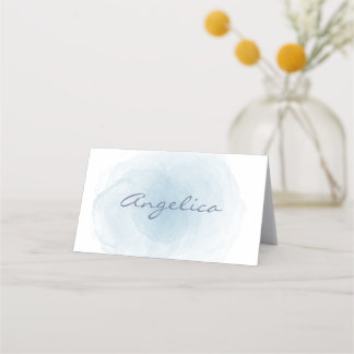 Tarjeta De Asiento Nombre del Boda de acuarela