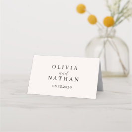 Tarjeta De Asiento Número de tabla del Boda de montaña de otoño