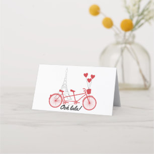 Tarjeta De Asiento Ooh La La
