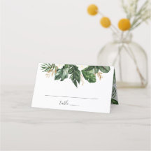 Palm Beach Tropical Moderno Floral Gold Leaf