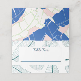 Tarjeta De Asiento Palm Springs Paradise Boda moderno