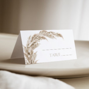 Tarjeta De Asiento Pampas Grass