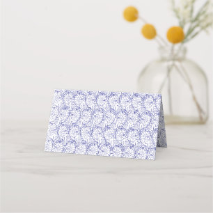 Tarjeta De Asiento Papel blanco de envoltura con una parte sutil y re