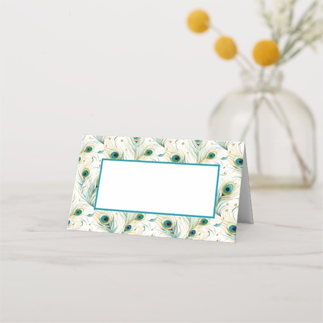 Tarjeta De Asiento Paquetes de posición de nombre plegado para las pl (Anverso)