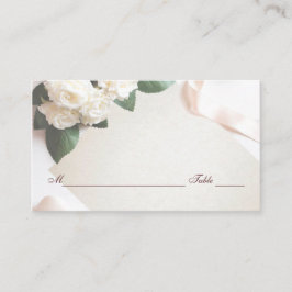 Tarjeta de Asiento para Invitados en Mesa de Recep