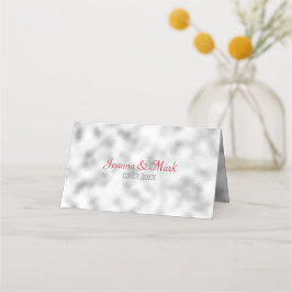 Tarjeta De Asiento Patrón de vidrio gris claro de niebla