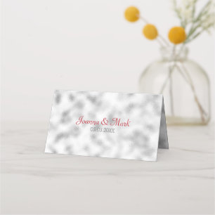 Tarjeta De Asiento Patrón de vidrio gris claro de niebla