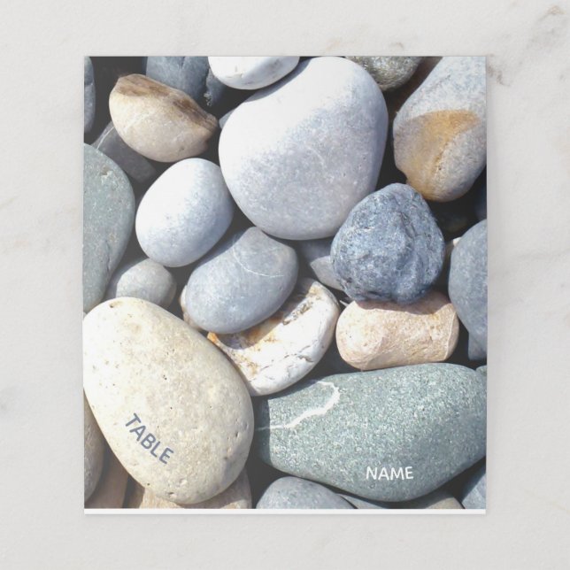 Tarjeta De Asiento Pestañas singulares Rústicas Y Modernas (Exterior desplegado)