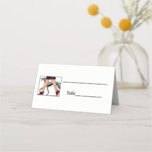 Tarjeta De Asiento Piernas Art Deco Mujeres Galgo Whippet Perro R