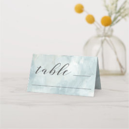 Tarjeta De Asiento Pinceladas artísticas modernas y onduladas