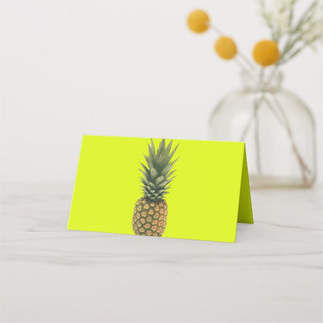 Tarjeta De Asiento Pineapple dulce (Anverso)