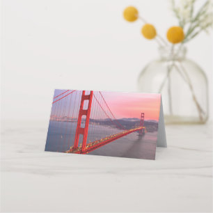 Tarjeta De Asiento Puente de la puerta de oro tira almohada