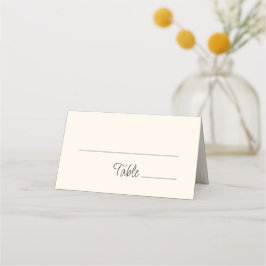 Tarjeta De Asiento Quirky Handwriter Boda