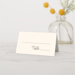 Tarjeta De Asiento Quirky Handwriter Boda