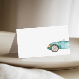 Tarjeta De Asiento Race Car Fill en Buffet