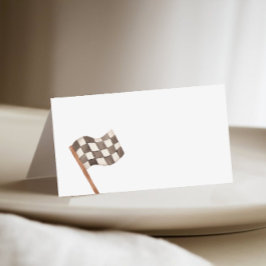 Tarjeta De Asiento Race Flag Fill in Buffet