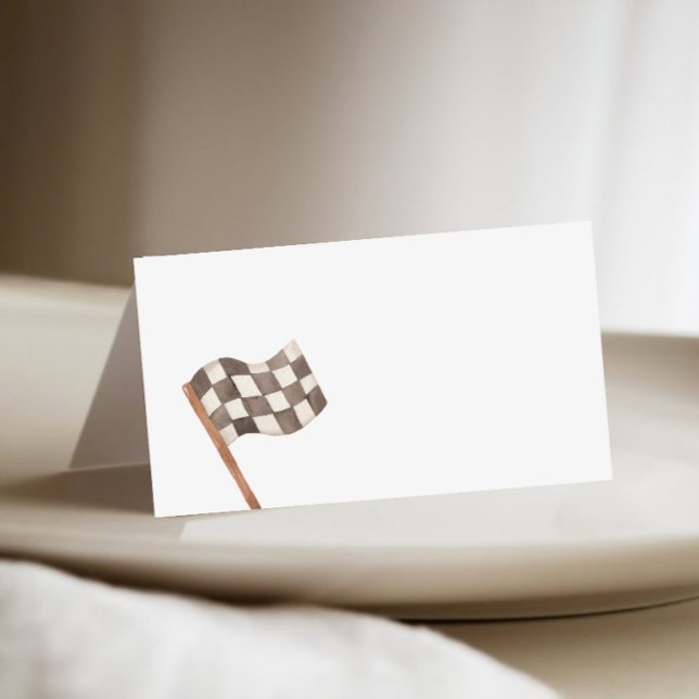 Tarjeta De Asiento Race Flag Fill in Buffet (Subido por el creador)