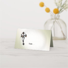 Tarjeta De Asiento RB Football Player / Sports Design
