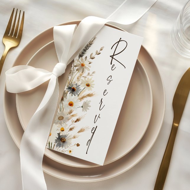 Tarjeta de Asiento Reservado para Invitado de Boda (Subido por el creador)