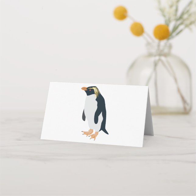 Tarjeta De Asiento Rock Hopper Penguin (Anverso)