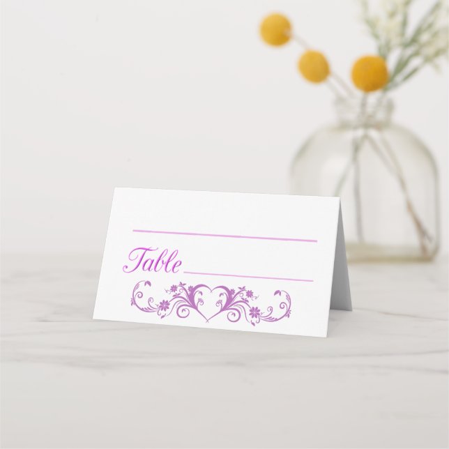 Tarjeta De Asiento Rosa (Anverso)