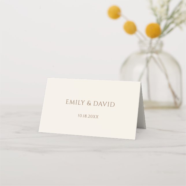 Tarjeta De Asiento Rufous Hummingbirds Boda Place Card (Reverso)